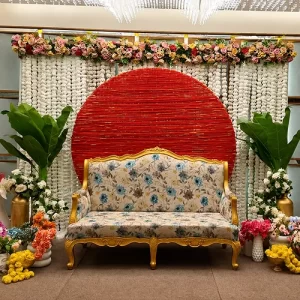 Baby Shower Floral Jasmine Backdrop Decoration