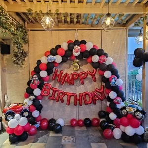 Outdoor Birthday Balloon Arch Decor Indore