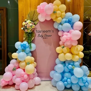 Pastel Balloon Garland Decor Indore