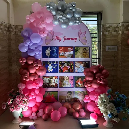 Photo Collage Balloon Decor Indore