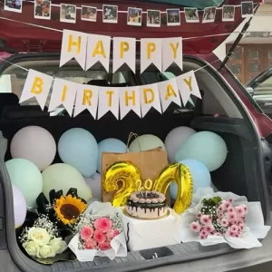 20th Birthday Car Trunk Decoration Indore