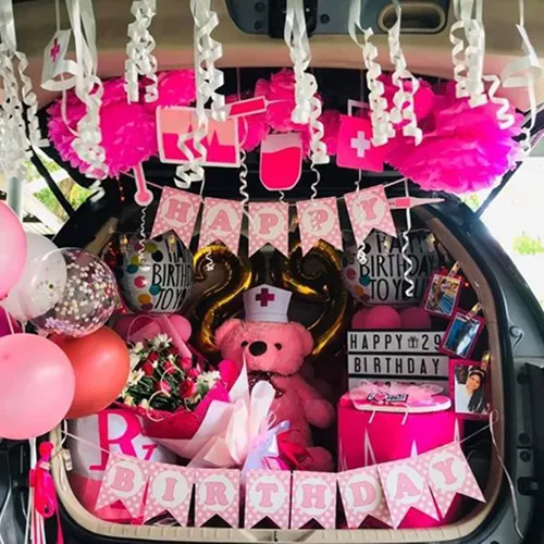 Birthday Car Trunk Surprise Decoration Indore