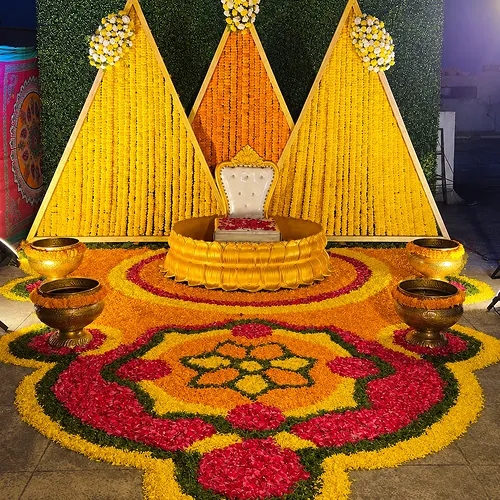 Boho Haldi Outdoor Decoration Indore