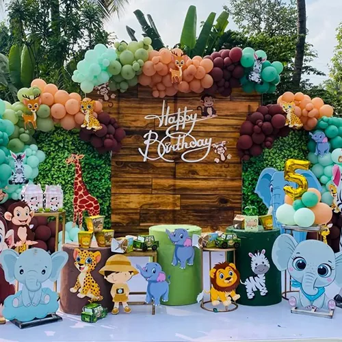 Jungle Safari Outdoor Birthday Theme Decoration