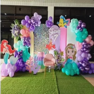 Little Mermaid Birthday Theme Decoration