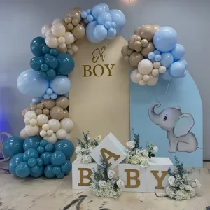 Oh Boy Elephant Theme Baby Shower Decoration