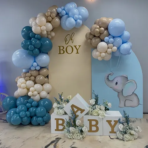 Oh Boy Elephant Theme Baby Shower Decoration