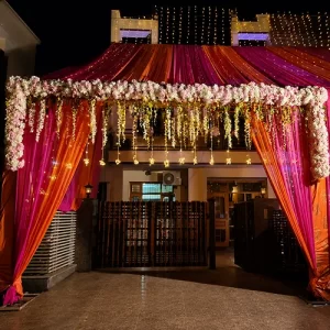 pink-orange-entrance-gate-night-decoration