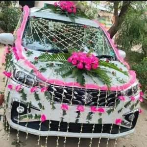 Traditional Wedding Car Decoration Indore